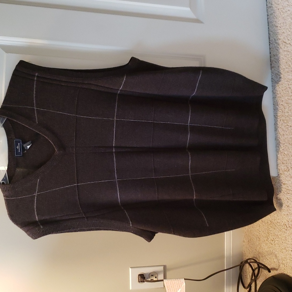 Dockers Men's Charcoal Gray Sweater Vest